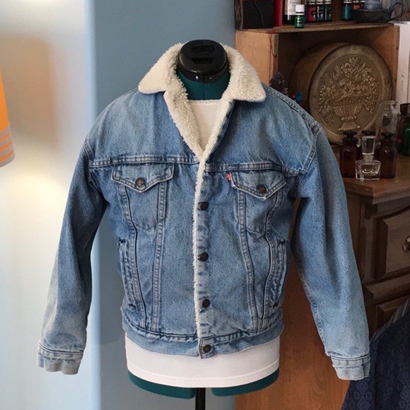 LEVI VINTAGE JEAN JACKET no size - Picture 1 of 8